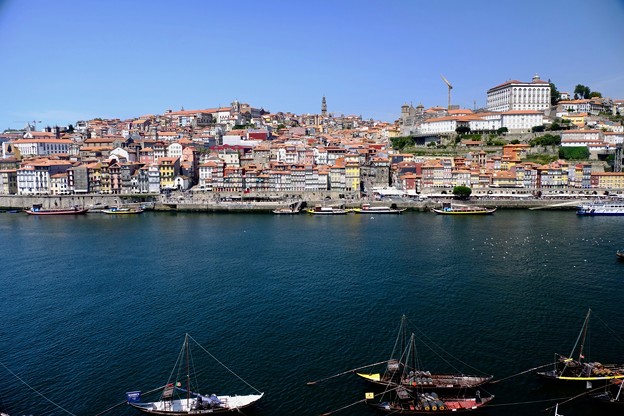写真: ロープウェイからの眺め-Porto, Portugal
