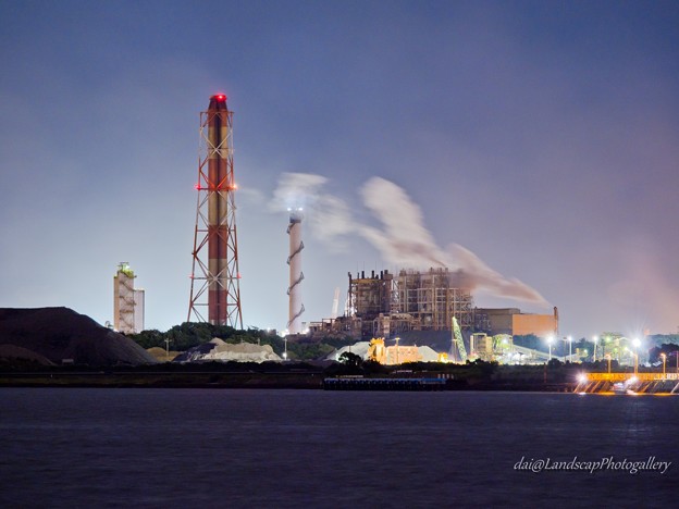 JFEスチール東日本製鉄所工場夜景