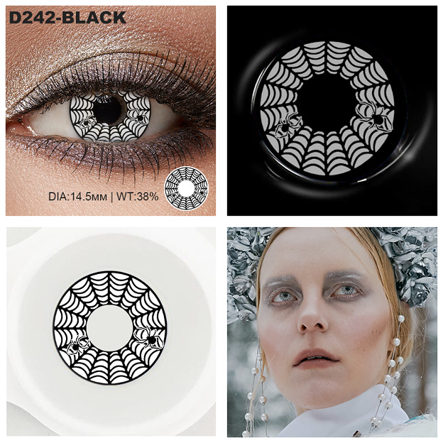 2022 Color Contact Lenses Vision Correction Yellow Halloween coloured contact lenses review