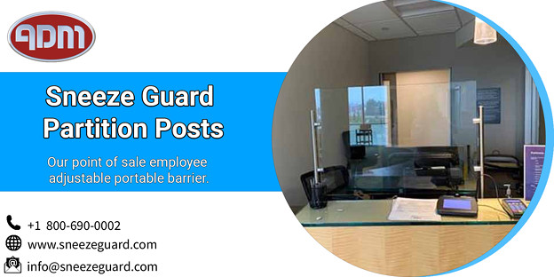 How To Use Sneeze Guard Partition Posts | ADM Sneezeguards