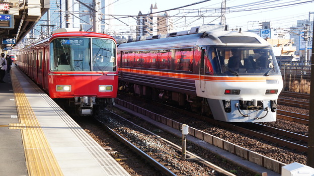 名鉄 6500系とｷﾊ85-6
