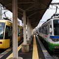 写真: えちぜん鉄道 L形 L-02と福井鉄道 880形 888F