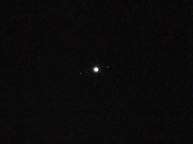 写真: 木星と衛星
