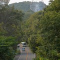 写真: 陸橋から見た尾張パークウェイ（愛知県道461号犬山自然公園線） - 7：モンキーパークの観覧車
