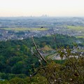 写真: 継鹿尾山の南側登山道から見た景色 - 1：名古屋方面