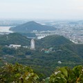 継鹿尾山の山頂から見た景色 - 2：木曽川沿い