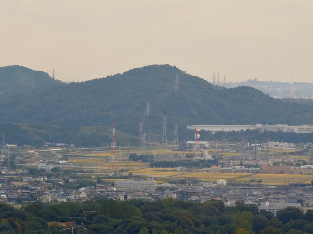 写真: 日本ラインうぬまの森：展望塔広場から見た景色 - 9（本宮山）
