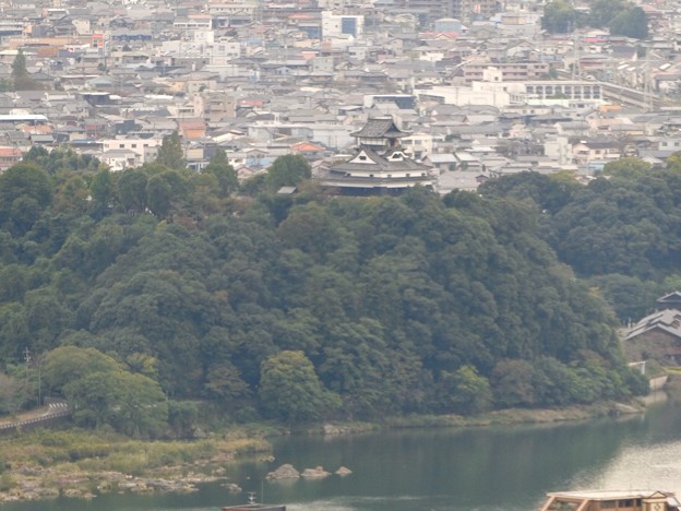 写真: 日本ラインうぬまの森：展望塔広場から見た景色 - 17（犬山城）