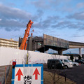 写真: 解体工事中の旧・桃花台線桃花台東駅近くの高架（2022年1月14日）- 11