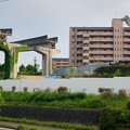 写真: 解体工事中の旧・桃花台線桃花台東駅近くの高架（2022年5月17日） - 2