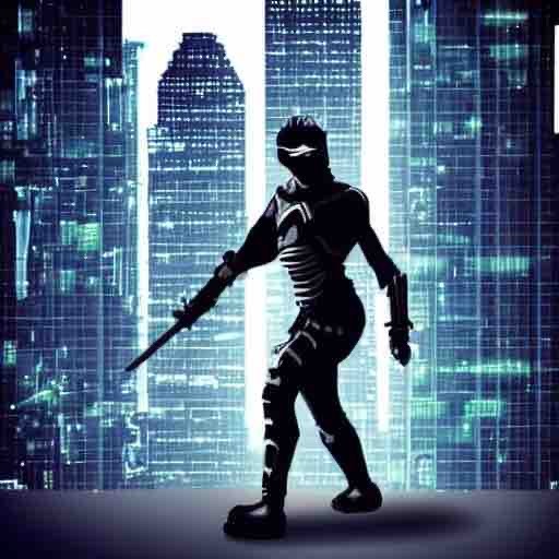 AIピカソで生成した画像「サイバーパンク忍者」