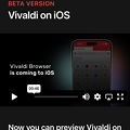 iOS版Vivaldiのページがプチリニューアル - 2