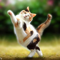 写真: 踊る猫 - 3
