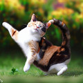写真: 踊る猫 - 2