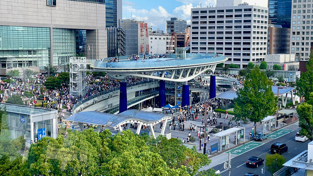 名古屋テレビ塔3階から見た景色 - 8：世界コスプレサミット当日のオアシス21