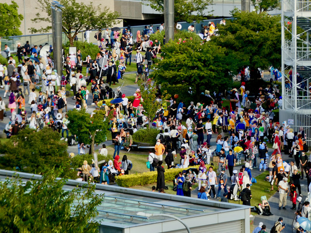 名古屋テレビ塔3階から見た景色 - 12：世界コスプレサミット当日のオアシス21