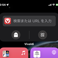 写真: iOS版Vivaldiのホーム画面ウィジェット - 2