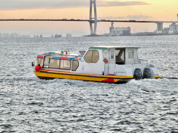 中川運河を下るクルーズ名古屋のスーパーコメット号 - 4