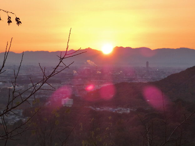 Photos: 定光寺展望台から見た夕暮れ時の景色 - 4