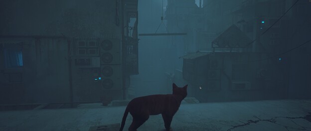 Stray：薄暗い街に立つ猫 - 2