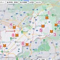 春日井市内のキツネ目撃・生息情報まとめ地図