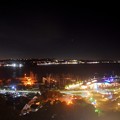 写真: 東京オリンピック会場の湘南港と鎌倉の夜景 #湘南 #江ノ島 #enoshima #イルミネーション #illumination #夜景 #nightview