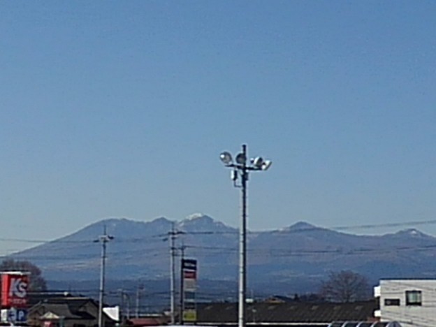 写真: 山（2月28日）