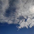 写真: 雲が太陽を隠した光景（3月14日）