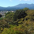 写真: 長峰公園の丘から見えた高原山（9月19日）