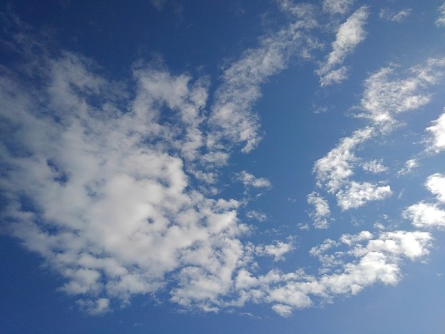 写真: 雲がある空（11月3日）