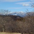 写真: 川崎城跡公園から見えた高原山（1月19日）