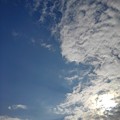 写真: 雲が目立つ青空（9月4日）