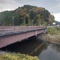 川崎城跡近くの橋（11月16日）