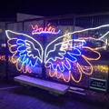 Photos: ベンチの前の蝶のイルミネーション（12月2日）