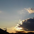 写真: 太陽を隠す雲もある空（2月5日）