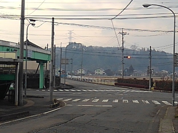 写真: 交差点（2月19日）