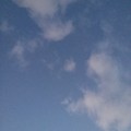写真: 夕方の青空（2月15日）