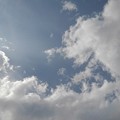 写真: 青空と雲（6月13日）