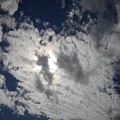 写真: 太陽を隠す雲（6月16日）