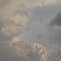 写真: 夕方の入道雲（7月3日）