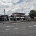 写真: 矢板駅のバスターミナル（7月21日）