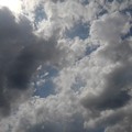写真: 入り混じる雲（8月6日）