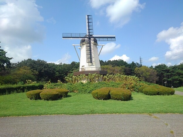 那須野が原公園の風車（9月18日）