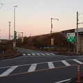 写真: 高速道路の入口（11月21日）