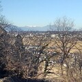 丘の上から見えた那須の山（1月5日）