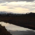 写真: 那須の山と川（2月20日）