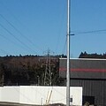 写真: 電柱と鉄塔（2月16日）