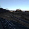 写真: 川崎城跡の土手からの景色（1月5日）