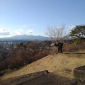 写真: 丘からの高原山（2月24日）