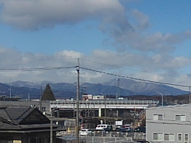 写真: 屋上駐車場からの眺め（2月26日）